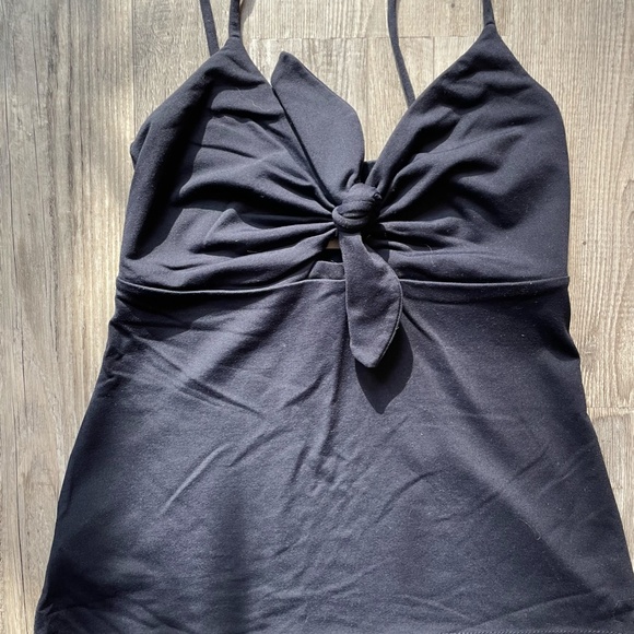 Susana Monaco Bow Front Cami / Navy / Small - Picture 2 of 6